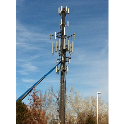 5G T Mobile High Mast Tower 30-60M Galvanized Steel Radio Microwave