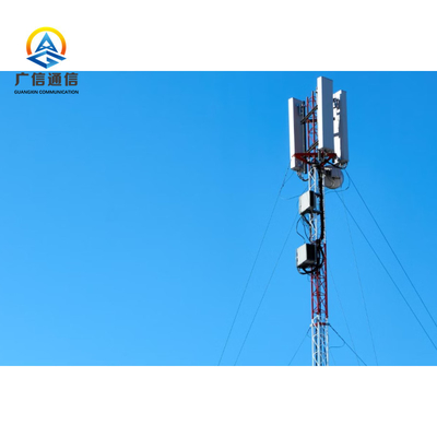 Q345 30m Guyed Telecom Antenna Tower Hot Dip Galvanization