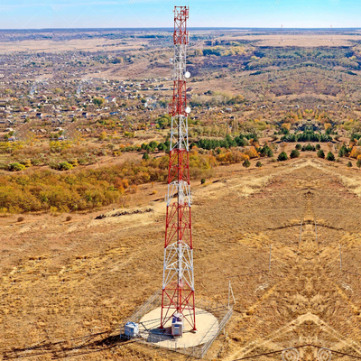 Square 4-legged Self-support Galvanized Steel Telecom BTS Tower or Mast