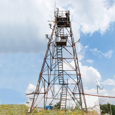 20m Galvanized Steel Structure Lattice Mast Observation Tower with Platform