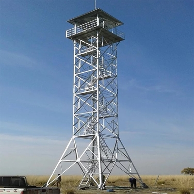 20m Galvanized Steel Structure Lattice Mast Observation Tower with Platform