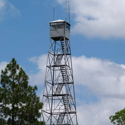 20m Galvanized Steel Structure Lattice Mast Observation Tower with Platform